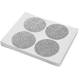 INF 15 pièces - Feuilles d'aluminium auto-adhésives pour capsules de café, couvercles argentés, compatible avec Nespresso