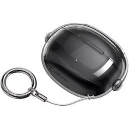 INF Étui de protection compatible avec les écouteurs Bluetooth Edifier Comfo Clip - Transparent, portable et résistant aux chocs Transparent + Noir