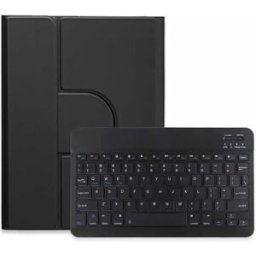 INF Étui Clavier Bluetooth Magnétique - Noir Business - Clavier Touches Carrées Compatible avec iPad Air 4/Air 5 10.9 pouces