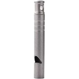 INF Sifflet de Survie Monotube en Titane Pur - Sifflet d'Urgence Portable