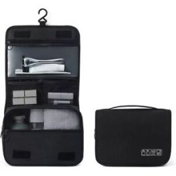 INF Trousse de toilette, trousse de toilette à suspendre, trousse de toilette Le noir