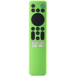 INF Étui de protection en silicone compatible avec la télécommande Xiaomi Nanocell LCD OLED QNED 4K TV Vert