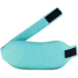 INF Bande mentonnière anti-ronflement – Sangle respirante en mesh, intérieur élastique, bleu marine, pour tour de cou 30-40cm