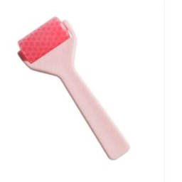 INF Roller Glacé Visage – Roller Rafraîchissant pour Visage et Corps, Massage, Resserrement des Pores, Anti-Poches et Rose rouge