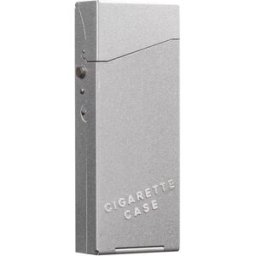 INF Étui à Cigarettes Automatique Pop-Up en Alliage d'Aluminium pour Cigarettes Slim - Argent