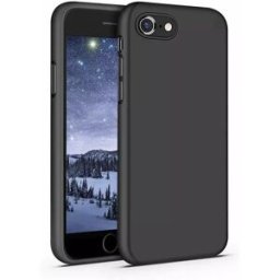 INF Coque en silicone pour téléphone portable iPhone 7/8/SE Noir