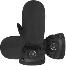INF Gants Chauffants USB Rechargeables pour Activités Hivernales - Ski, Vélo et Plus Le noir