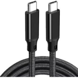 INF Câble de charge rapide USB-C vers USB-C de 3 m - Noir Le noir 2 m