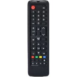 INF Housse de protection antichoc en silicone noir compatible avec les télécommandes Samsung