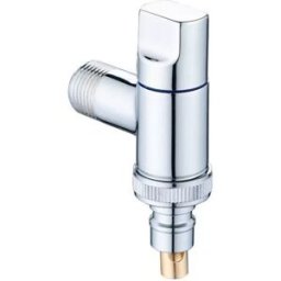 INF Mini Robinet de Machine à Laver - Acier Inoxydable Argent