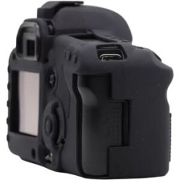 INF Étui de caméra en silicone compatible avec Canon EOS M200 - Couverture protectrice, Noir
