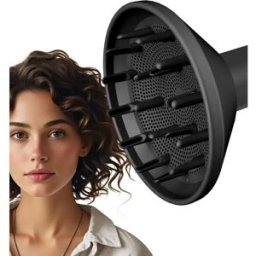 INF Diffuseur boucles compatible avec Shark FlexStyle - Embout volumisant ABS à séchage rapide Le noir