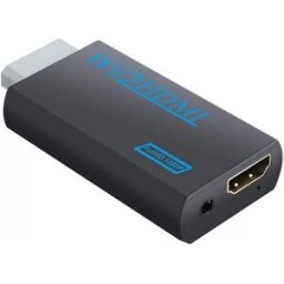 INF Adaptateur intelligent Nintendo Wii vers HDMI - Full HD 1080p Le noir
