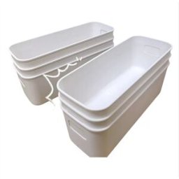 INF Plateaux Organisateurs de Tiroir, Bacs de Rangement en Plastique pour Bureau, Salle de Bain, Cuisine Paquet de 5