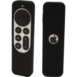 INF Étui de protection en silicone pour télécommande Apple TV 4K Le noir