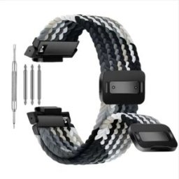 INF Bracelet de remplacement en nylon tissé compatible avec G-SHOCK Casio GA2100/GA110 Multicolore 1