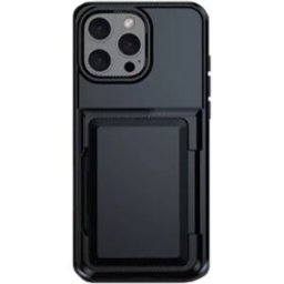 INF Étui de protection avec porte-cartes pour iPhone - Noir iPhone 13