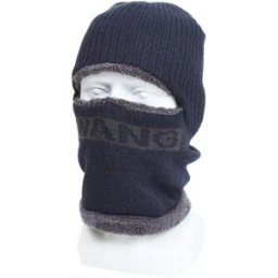 INF Bonnet de cyclisme thermique coupe-vent pour l'extérieur - Masque et cache-cou Bleu foncé