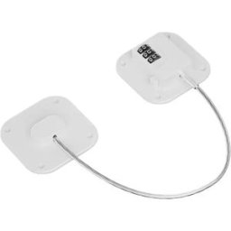 INF Serrure de réfrigérateur à mot de passe sans perçage - Carrée étendue 30 cm pour une sécurité accrue Blanc