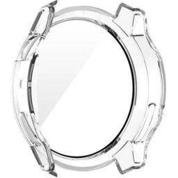 INF Coque PC avec protection d'écran en verre trempé compatible avec COROS Pace 4 - Protection intégrale transparente Transparent
