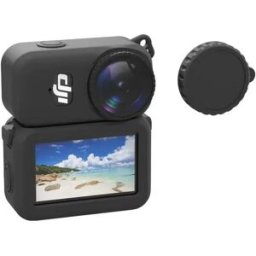 INF Étui de protection en silicone compatible avec DJI Osmo Nano Action Camera - Anti-chute, anti-poussière Le noir