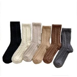 INF Chaussettes douillettes et chaudes, chaussettes en tissu éponge, paires Model B