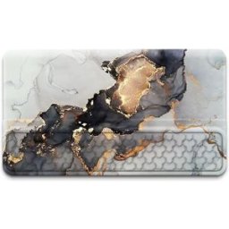 INF Repose-poignet de clavier intégré en silicone avec support ergonomique 3D