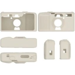 INF Étui de protection en silicone compatible avec Kodak Snapic A1 - Protection enveloppante souple, anti-poussière, découpes Beige