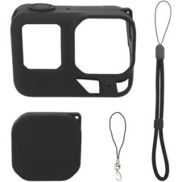 INF Étui en silicone noir pour Insta360 Ace Pro 2 : Protection antichoc pour votre caméra d'action