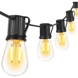 INF Guirlande Lumineuse Décorative LED 15M 1W - Ampoules Claires, Prise EU - Ambiance Extérieure Parfaite
