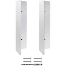 INF Protection de Joint de Porte de Garage en Acier Inoxydable, 2 Pièces - Protection de Bord Résistante aux Intempéries
