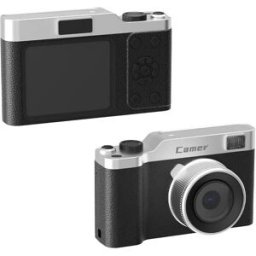 INF Appareil Photo Numérique Compact avec Zoom Optique 5x et Enregistrement Vidéo 1080p Le noir