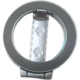 INF Anneau MagSafe magnétique double face et support pliable - compatible avec iPhone 12 et versions ultérieures Argent