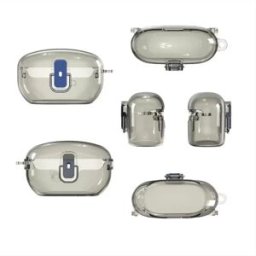 INF Étui de protection pour écouteurs Bluetooth compatible with Sony WF-1000XM5 - Antichoc et anti-poussière Gris