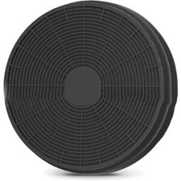 INF Filtre à charbon actif pour hotte – Pack de 2, cadre ABS noir, insert facile à remplacer