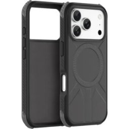 INF Coque Magnétique en TPU Compatible avec iPhone 17 Pro Max, Antidérapante et Résistante aux Chocs Le noir