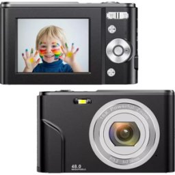INF Appareil photo numérique 1080P 48 mégapixels Caméra Vlogging avec zoom 16X