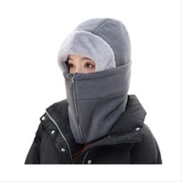 INF Masque Thermique Coupe-Vent d'Hiver pour Cyclisme avec Cagoule et Guêtre de Cou - Protection Ultime Contre le Froid Gris