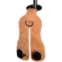 INF Crochet double multifonction pour voiture - Crochet têtière en métal revêtu de suède, grande capacité de charge pour café