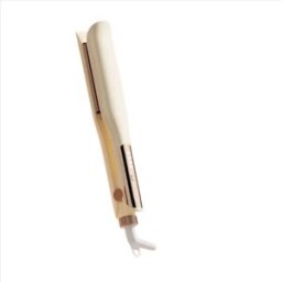 INF Lisseur et Boucleur Ionic 2-en-1 avec Contrôle de Température LCD, Chauffe en 30s, Isolation Multi-couches Jaune