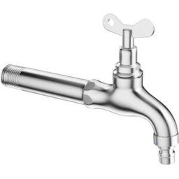 INF Robinet Extérieur Verrouillable - Robinet de Machine à Laver Allongé 16cm