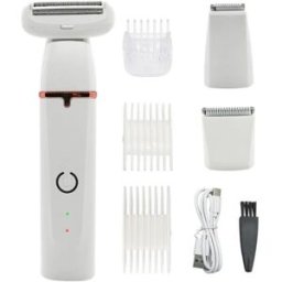 INF Rasoir électrique pour femmes - Tailleuse douce corps et zone intime avec éclairage LED, IPX7 étanche, corps ABS