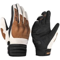 INF Gants de moto respirants avec maille, coque PVC aux articulations et compatibilité écran tactile Kaki