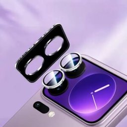 INF Protection d'objectif de caméra Xiaomi 17 Pro - Verre trempé avec motif œil d'aigle en strass