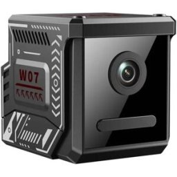 INF Caméra de sécurité Wi‑Fi 1080P avec vision nocturne infrarouge, détection de mouvement, stockage cloud/local et socle Le noir