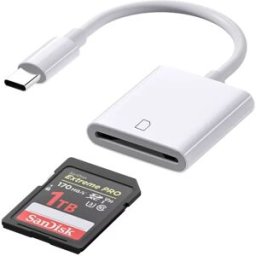INF Lecteur de carte TYPE-C vers SD (blanc)