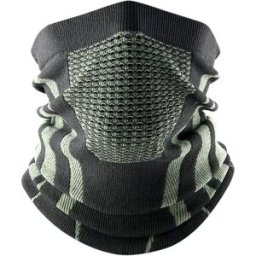 INF Masque de cyclisme coupe-vent et respirant - Cache-cou polyvalent pour le ski et la moto Vert