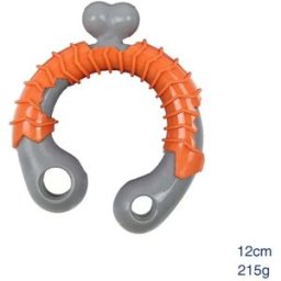 INF Jouet à Mâcher pour Chien en Nylon et TPR - Résistant, Nettoyant les Dents et Anti-Ennui Orange