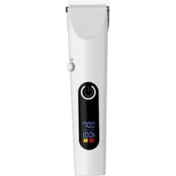 INF Tondeuse Professionnelle Sans Fil pour Animaux avec Lame en Céramique et Écran LCD