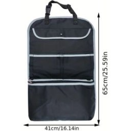 INF Organisateur de dossier de siège auto – Sac isotherme en toile Oxford avec poches multiples, étanche, pliable, sangles